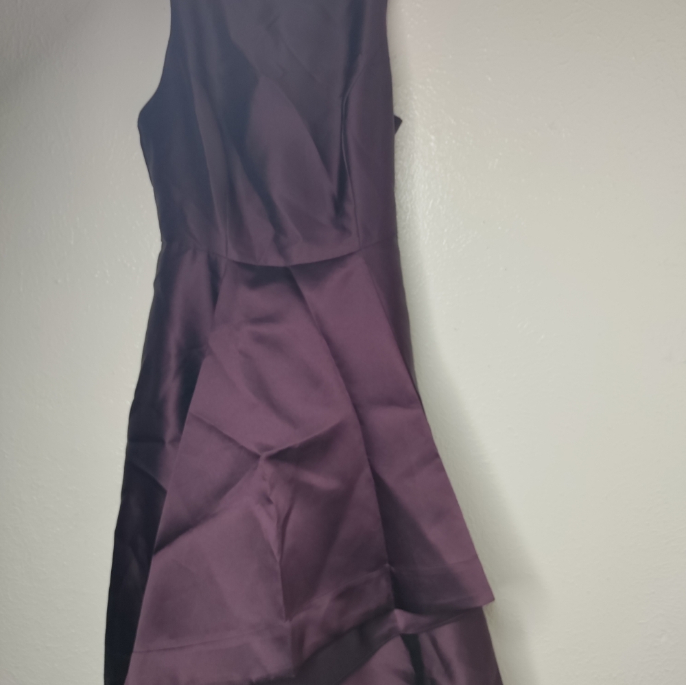 Adrianna Papell high _ low Mikado gown - Picture 4 of 10